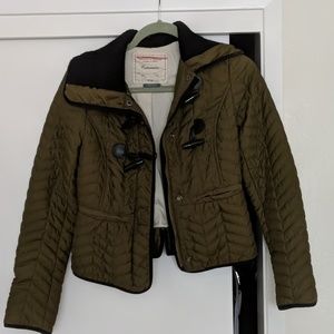 Anthropologie Olive Toggle Jacket 0 XS